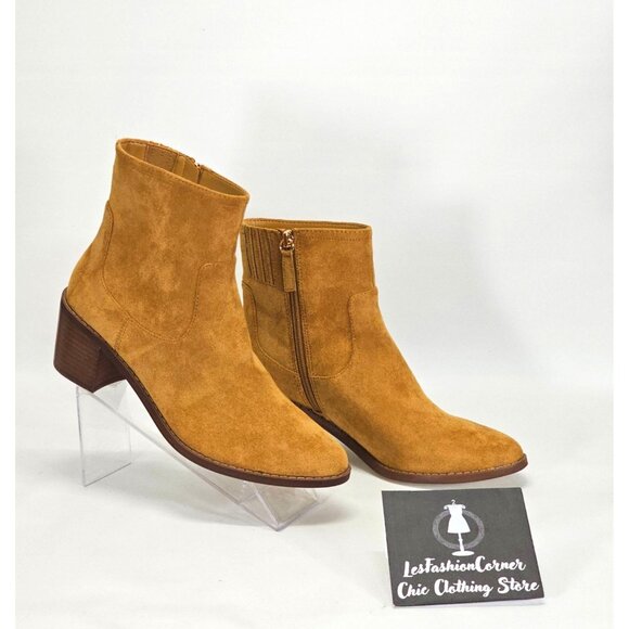 NWOB J Crew Women’s Golden Brandy Suede 2” Block Heel Booties Size 9 1837 - Picture 4 of 16